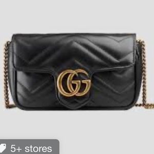 Pre owned Gucci Marmont Super Mini Bag